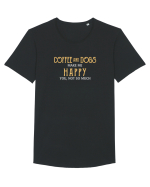 Coffee and dogs Tricou mânecă scurtă guler larg Bărbat Skater