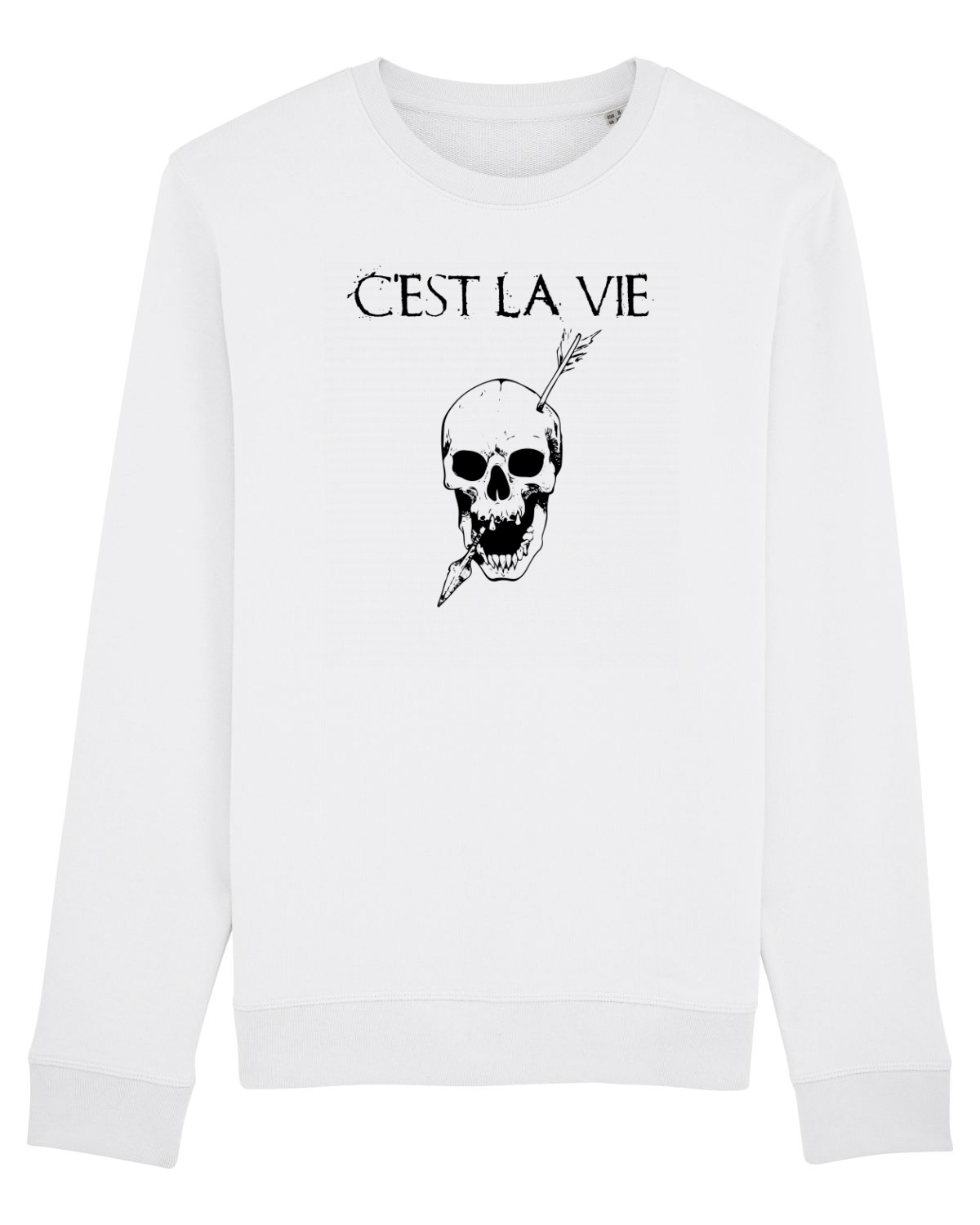 Bluză mânecă lungă Unisex Rise White