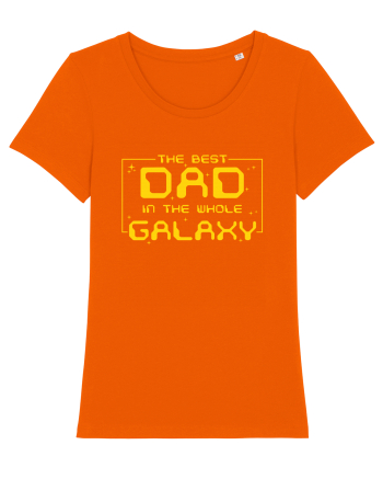 The best Dad  Bright Orange