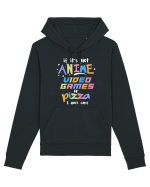 Anime Video games or Pizza Hanorac Unisex Drummer