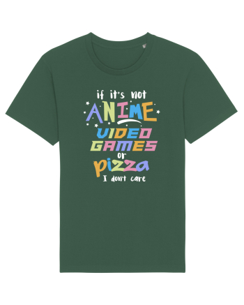 Anime Video games or Pizza Bottle Green
