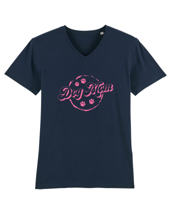 Dog Mom French Navy