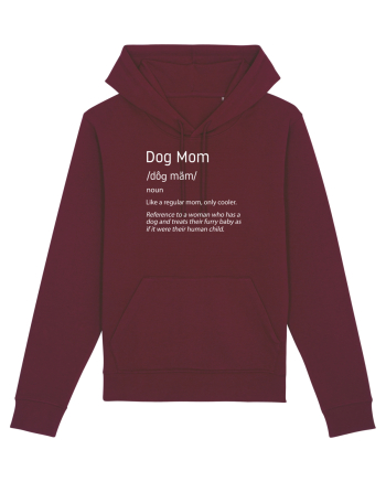 Definition Dog mom Burgundy