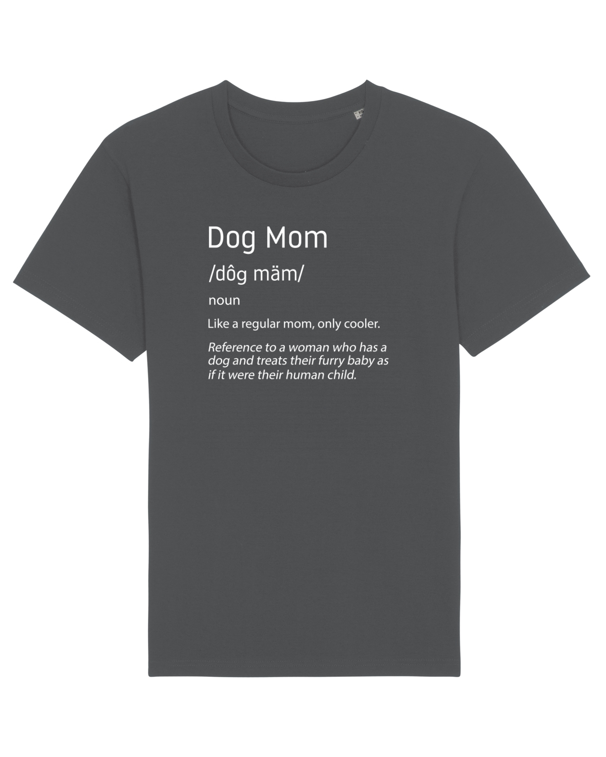 Tricou mânecă scurtă Unisex Rocker Anthracite