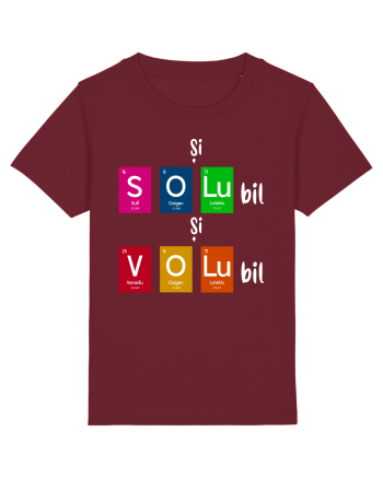 Și Solubil și Volubil Burgundy