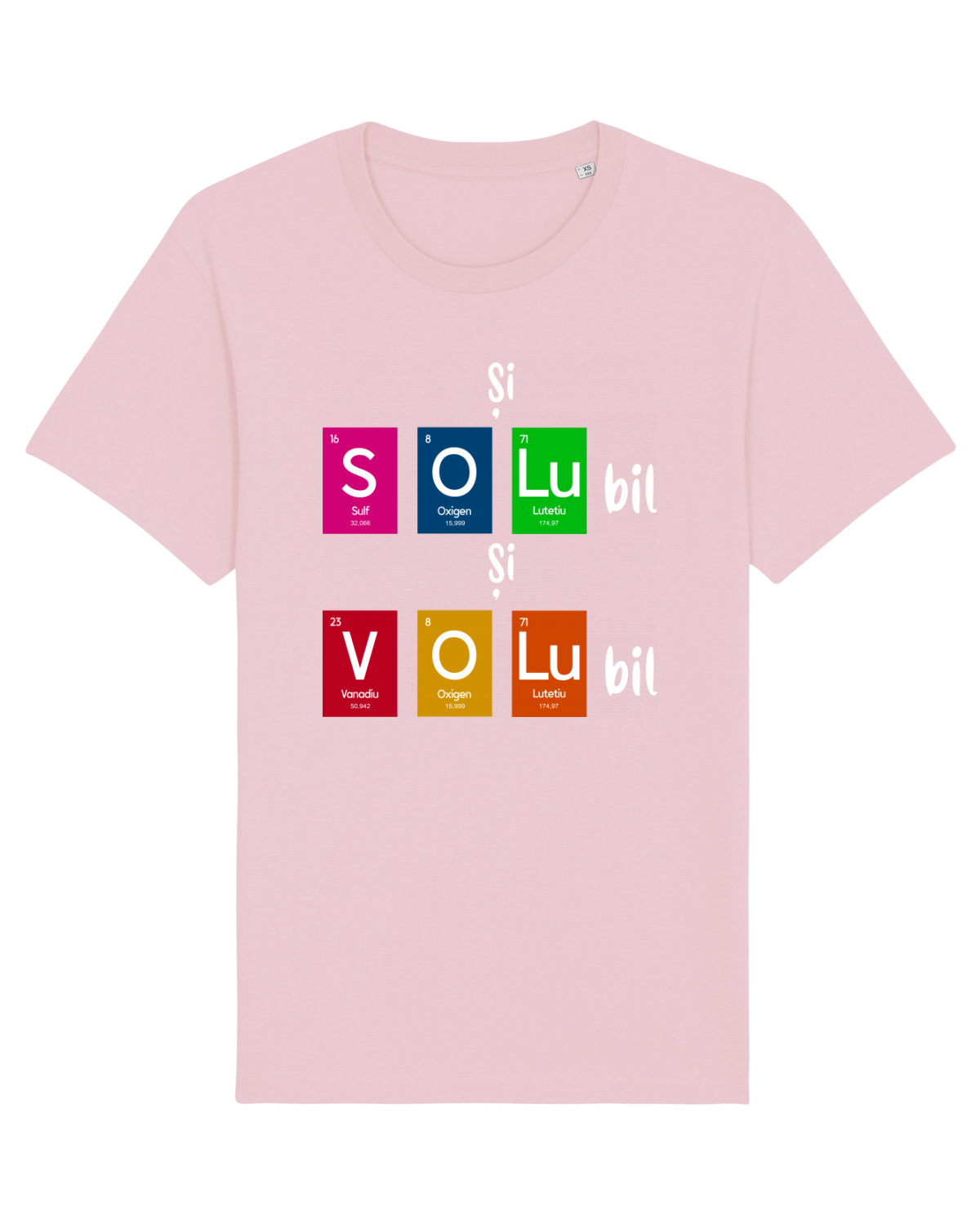 Tricou mânecă scurtă Unisex Rocker Cotton Pink