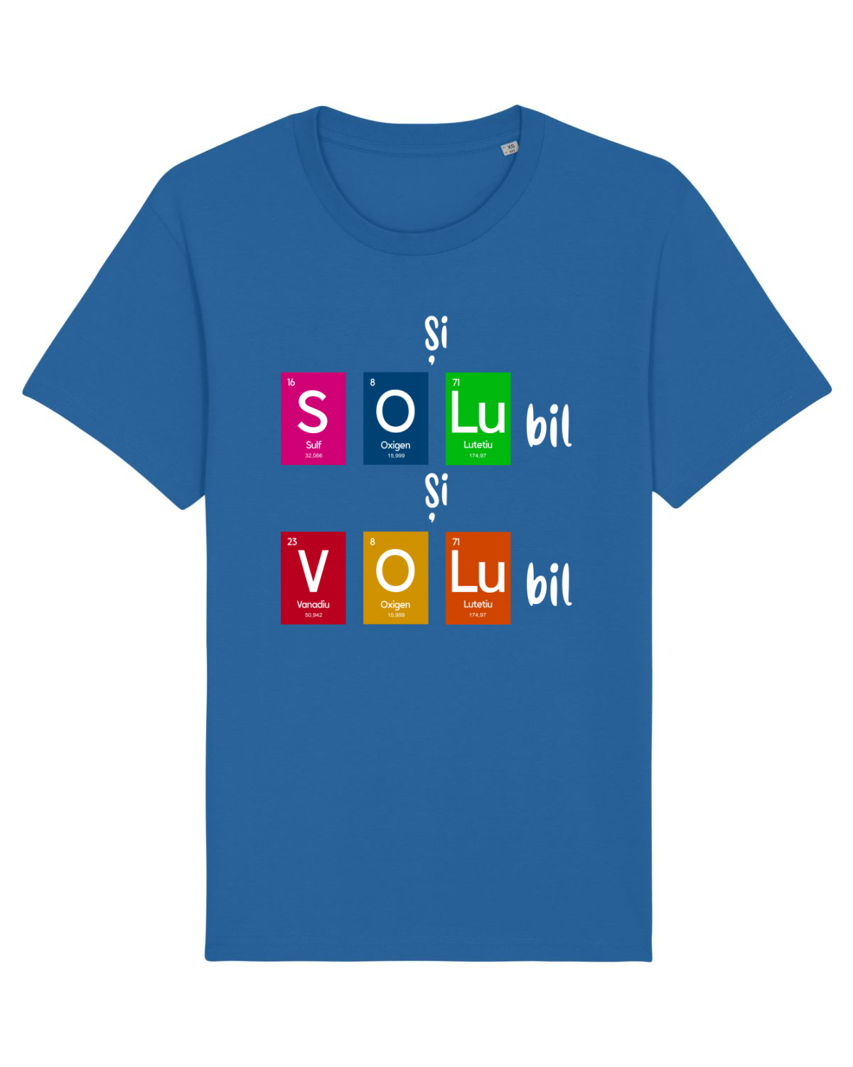 Tricou mânecă scurtă Unisex Rocker Royal Blue