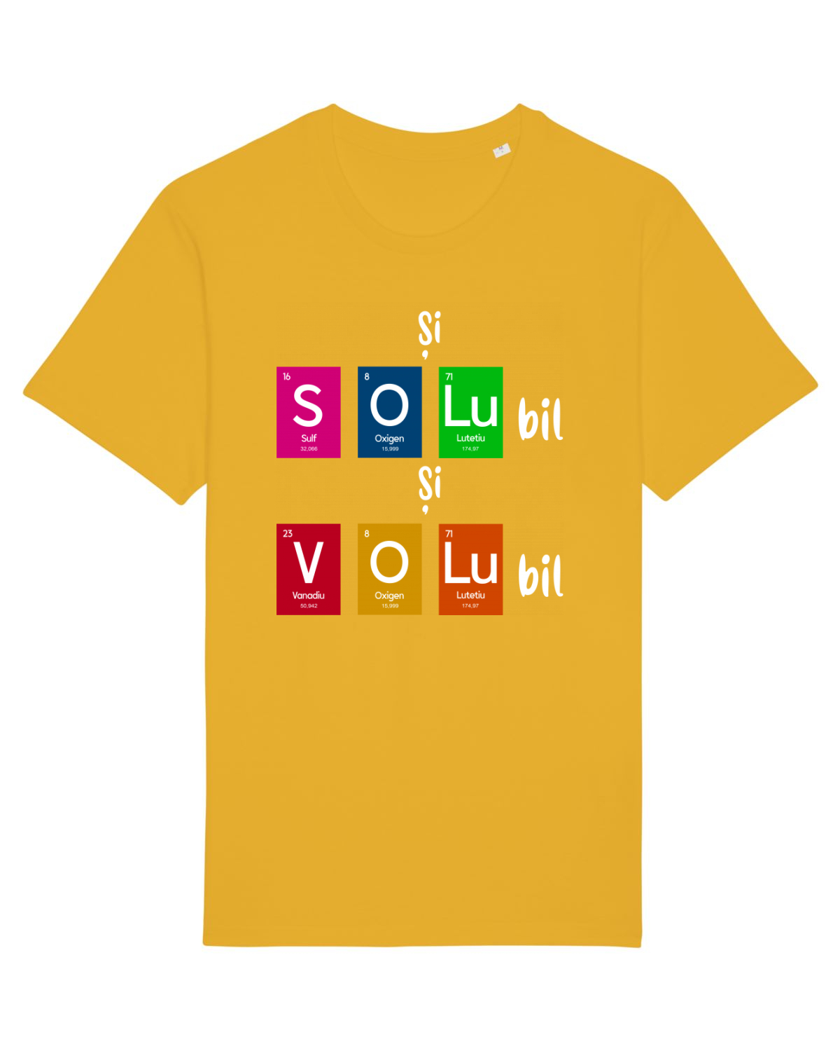 Tricou mânecă scurtă Unisex Rocker Spectra Yellow
