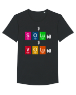 Și Solubil și Volubil Tricou mânecă scurtă guler larg Bărbat Skater