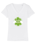 GRANDPA Tricou mânecă scurtă guler V Damă Evoker