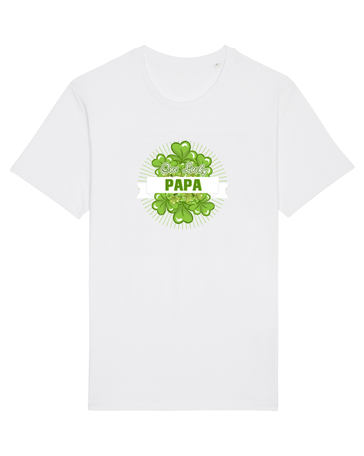 Tricou mânecă scurtă Unisex Rocker White