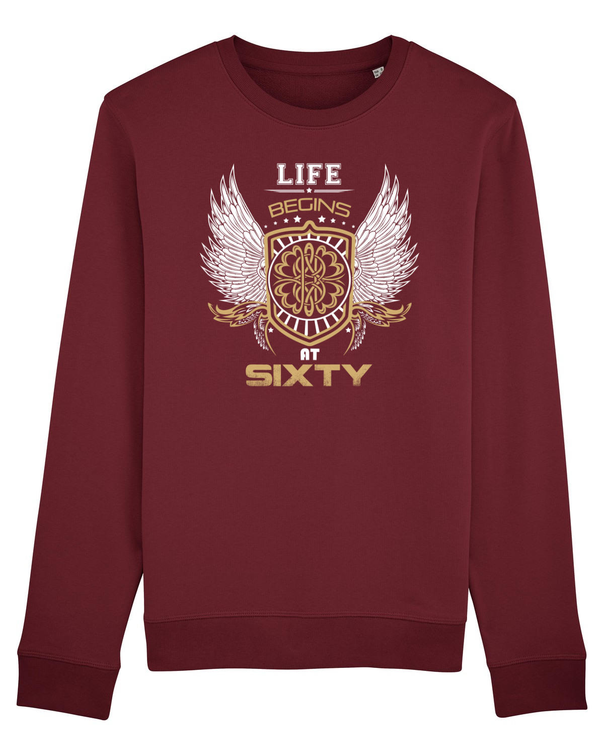 Bluză mânecă lungă Unisex Rise Burgundy