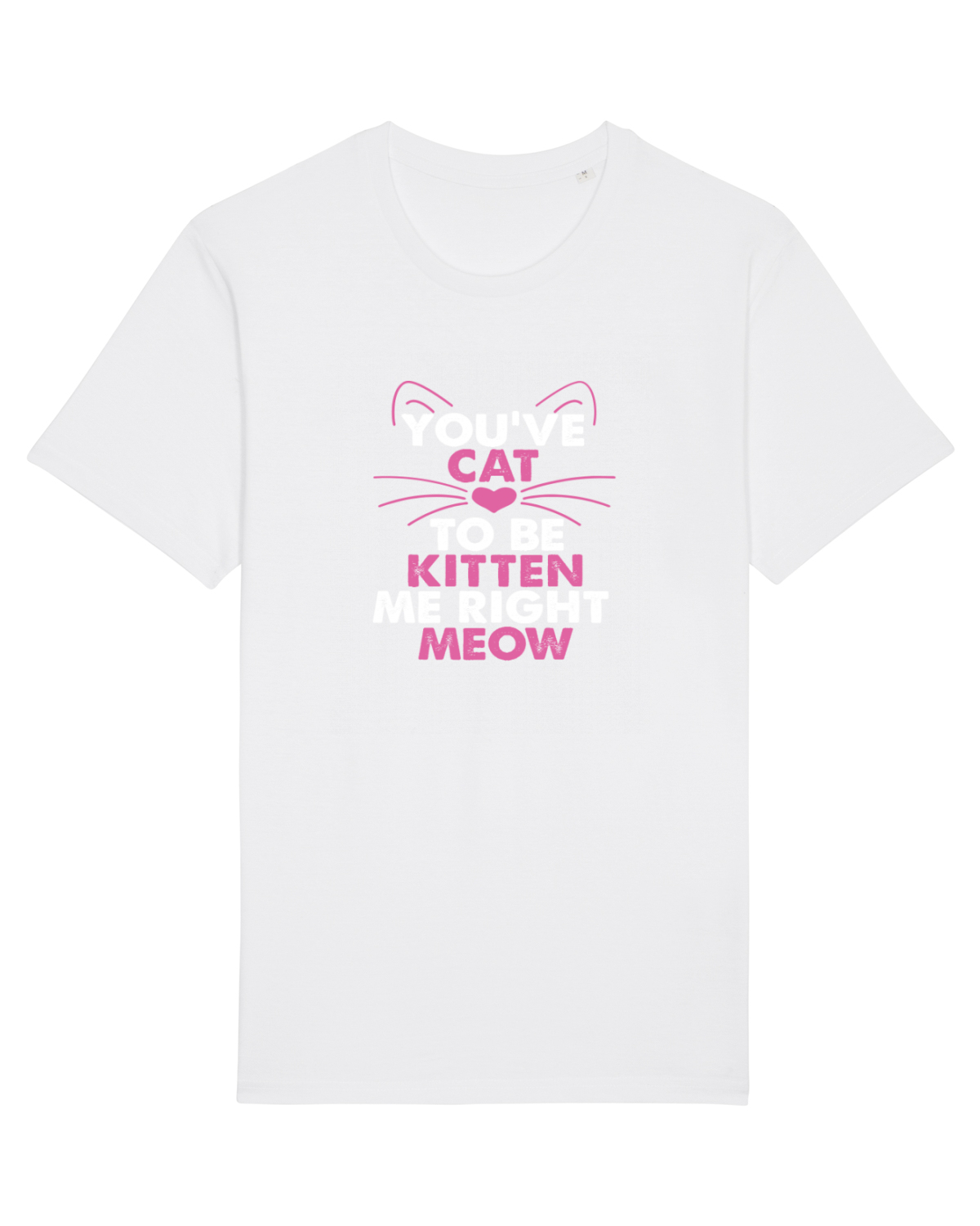 Tricou mânecă scurtă Unisex Rocker White