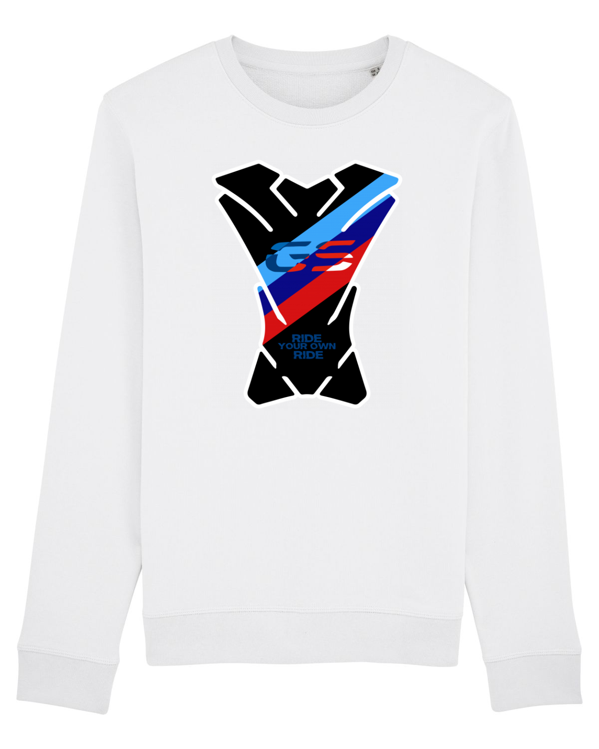 Bluză mânecă lungă Unisex Rise White