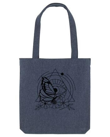 Mystycal Butterfly and the Eye of Providence Midnight Blue