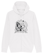 Mystycal Butterfly and the Eye of Providence Hanorac cu fermoar Unisex Connector
