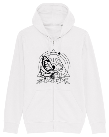 Mystycal Butterfly and the Eye of Providence White
