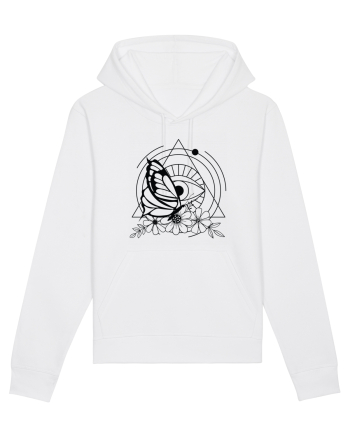 Mystycal Butterfly and the Eye of Providence White
