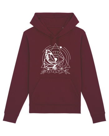 Mystycal Butterfly and the Eye of Providence Burgundy