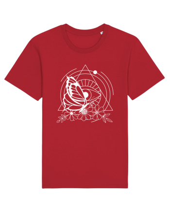 Mystycal Butterfly and the Eye of Providence Red