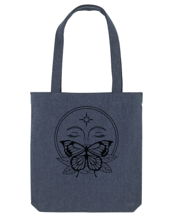 Mystycal Butterfly Full Moon Midnight Blue