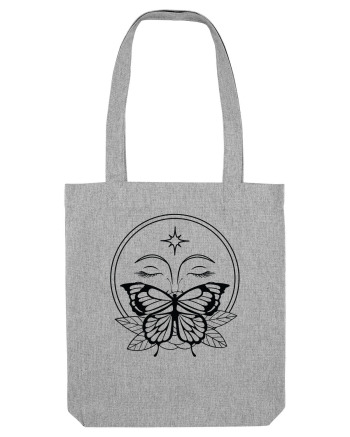 Mystycal Butterfly Full Moon Heather Grey