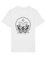 Mystycal Butterfly Full Moon Tricou mânecă scurtă Unisex Rocker