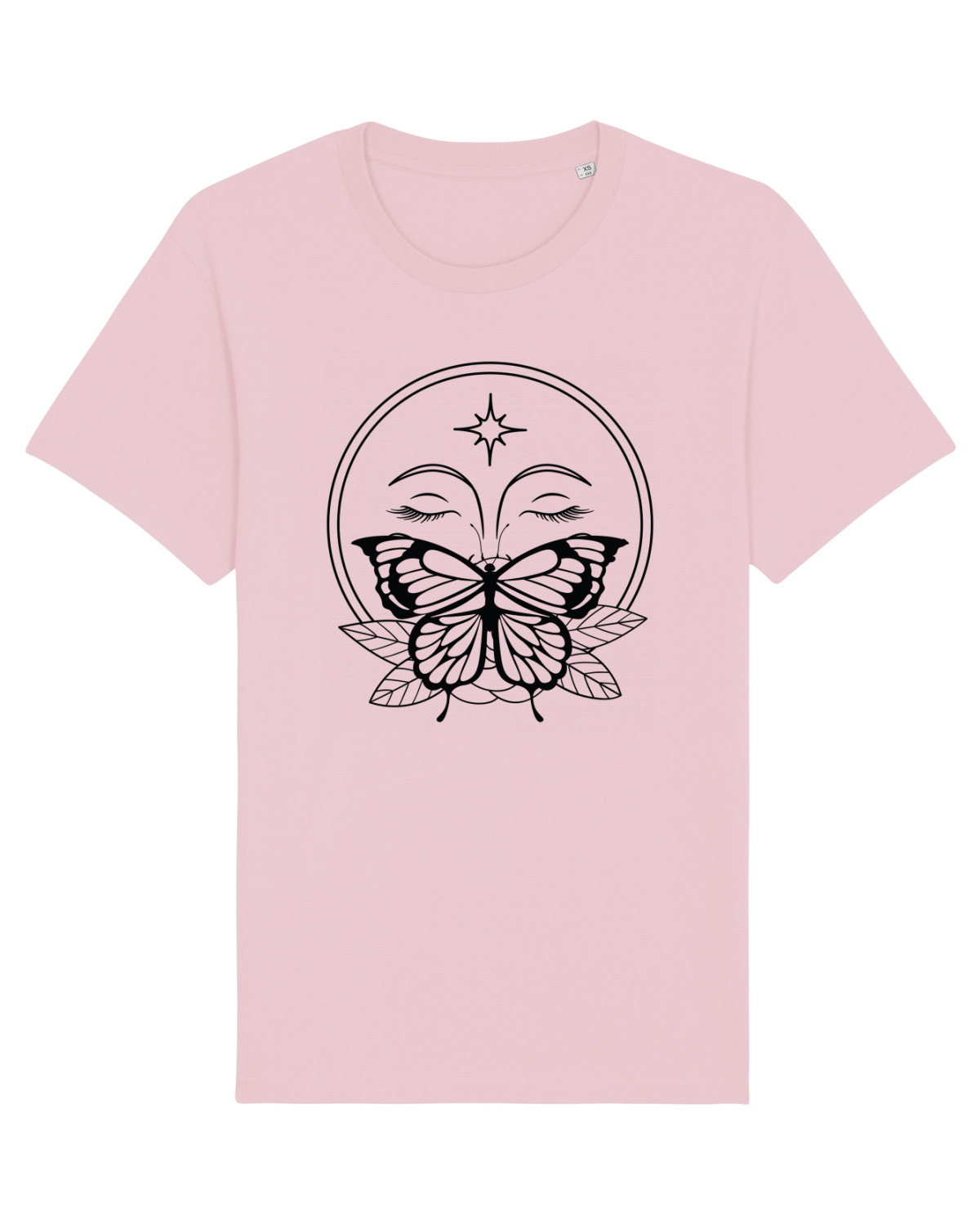 Tricou mânecă scurtă Unisex Rocker Cotton Pink