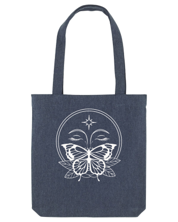 Mystycal Butterfly Full Moon Midnight Blue