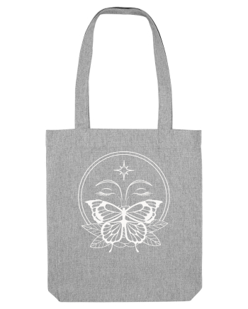 Mystycal Butterfly Full Moon Heather Grey