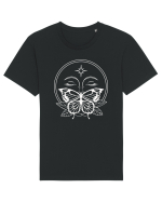 Mystycal Butterfly Full Moon Tricou mânecă scurtă Unisex Rocker
