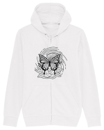 Mystycal Butterfly Hanorac cu fermoar Unisex Connector