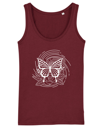 Mystycal Butterfly Burgundy