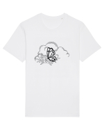 Mystycal Butterfly Clouds Tricou mânecă scurtă Unisex Rocker