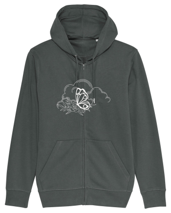 Mystycal Butterfly Clouds Anthracite