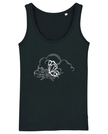 Mystycal Butterfly Clouds Black