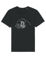 Mystycal Butterfly Clouds Tricou mânecă scurtă Unisex Rocker