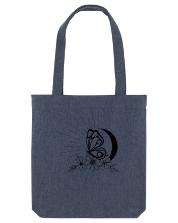 Mystycal Butterfly Moon Midnight Blue