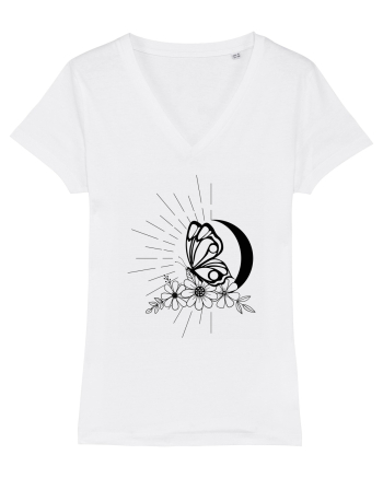 Mystycal Butterfly Moon White