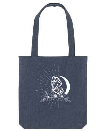 Mystycal Butterfly Moon Midnight Blue