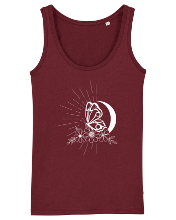 Mystycal Butterfly Moon Burgundy