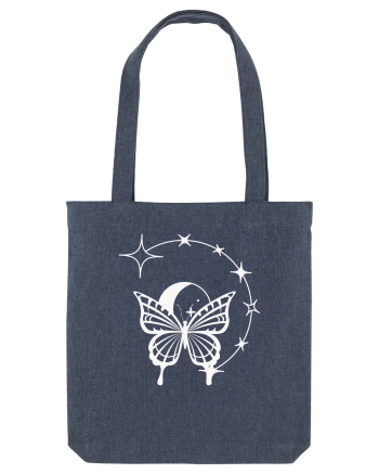 Mystycal Butterfly Stars Midnight Blue