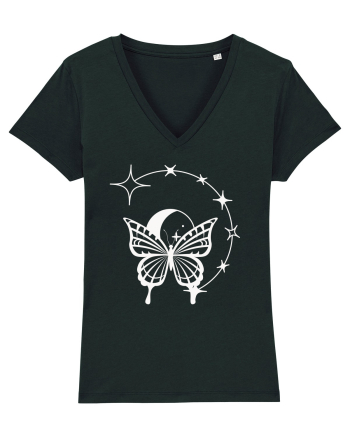 Mystycal Butterfly Stars Black