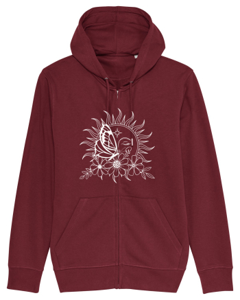 Mystycal Butterfly Sun Burgundy