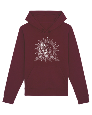 Mystycal Butterfly Sun Burgundy
