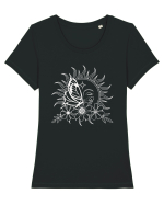 Mystycal Butterfly Sun Tricou mânecă scurtă guler larg fitted Damă Expresser