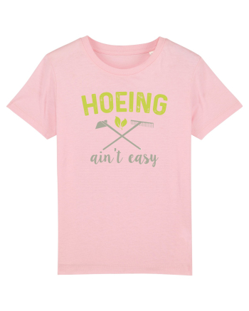 Hoeing  Cotton Pink