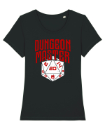Dungeon Master Tricou mânecă scurtă guler larg fitted Damă Expresser
