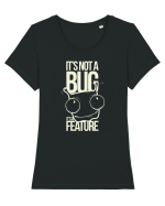 It's Not A Bug It's A Feature Tricou mânecă scurtă guler larg fitted Damă Expresser