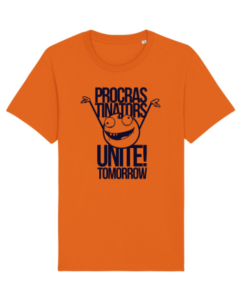 Procrastinators Unite Tomorrow Bright Orange